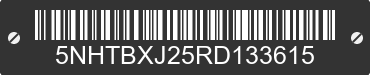 2024 FOREST RIVER IBEX 5NHTBXJ25RD133615 VIN decoded