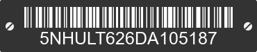 2013 FOREST RIVER Lightining 5NHULT626DA105187 VIN decoded