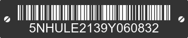 2009 FOREST RIVER Limited Edition Econo Hauler 5NHULE2139Y060832 VIN decoded