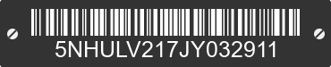 2018 FOREST RIVER Limited Edition Value Hauler 5NHULV217JY032911 VIN decoded