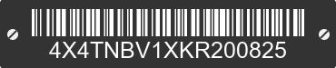 2019 FOREST RIVER No Boundaries 4X4TNBV1XKR200825 VIN decoded
