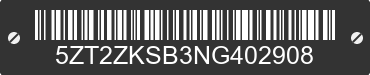 2022 FOREST RIVER Ozark Towables 5ZT2ZKSB3NG402908 VIN decoded