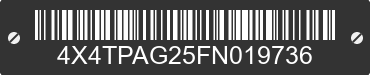 2015 FOREST RIVER Palomino Trailer 4X4TPAG25FN019736 VIN decoded