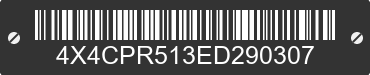 2014 FOREST RIVER Premier 4X4CPR513ED290307 VIN decoded