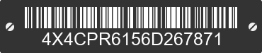 2006 FOREST RIVER Premier 4X4CPR6156D267871 VIN decoded