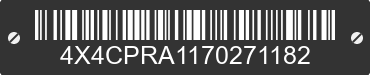 2007 FOREST RIVER Premier 4X4CPRA1170271182 VIN decoded