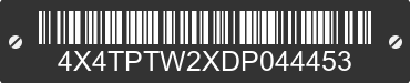 2013 FOREST RIVER Primetime 4X4TPTW2XDP044453 VIN decoded