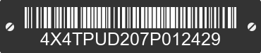 2007 FOREST RIVER Puma Towables 4X4TPUD207P012429 VIN decoded