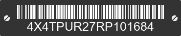 2024 FOREST RIVER Puma Towables 4X4TPUR27RP101684 VIN decoded