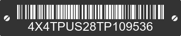 2026 FOREST RIVER Puma Towables 4X4TPUS28TP109536 VIN decoded