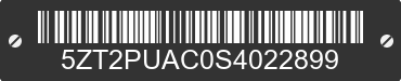 2025 FOREST RIVER Puma 5ZT2PUAC0S4022899 VIN decoded