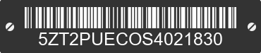 2025 FOREST RIVER Puma 5ZT2PUECOS4021830 VIN decoded