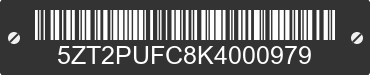 2019 FOREST RIVER Puma 5ZT2PUFC8K4000979 VIN decoded
