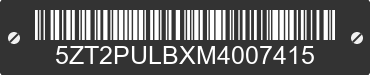 2021 FOREST RIVER Puma 5ZT2PULBXM4007415 VIN decoded