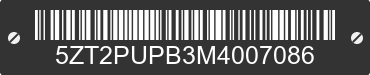 2021 FOREST RIVER Puma 5ZT2PUPB3M4007086 VIN decoded