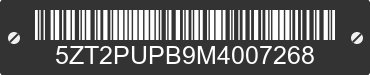 2021 FOREST RIVER Puma 5ZT2PUPB9M4007268 VIN decoded