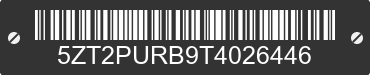 2026 FOREST RIVER Puma 5ZT2PURB9T4026446 VIN decoded