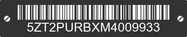 2021 FOREST RIVER Puma 5ZT2PURBXM4009933 VIN decoded