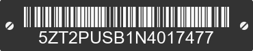 2022 FOREST RIVER Puma 5ZT2PUSB1N4017477 VIN decoded