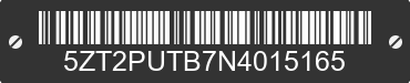 2022 FOREST RIVER Puma 5ZT2PUTB7N4015165 VIN decoded