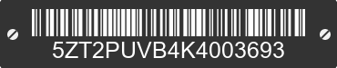 2019 FOREST RIVER Puma 5ZT2PUVB4K4003693 VIN decoded