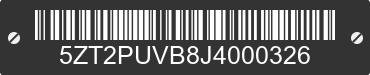2018 FOREST RIVER Puma 5ZT2PUVB8J4000326 VIN decoded