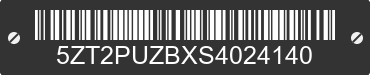 2025 FOREST RIVER Puma 5ZT2PUZBXS4024140 VIN decoded