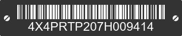 2007 FOREST RIVER Quailridge Park Model Trailers 4X4PRTP207H009414 VIN decoded