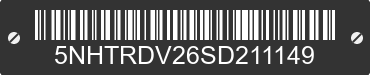 2025 FOREST RIVER R Pod Towable 5NHTRDV26SD211149 VIN decoded