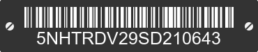 2025 FOREST RIVER R Pod Towable 5NHTRDV29SD210643 VIN decoded