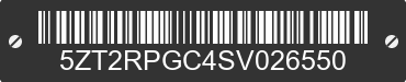2025 FOREST RIVER R POD TOWABLE 5ZT2RPGC4SV026550 VIN decoded