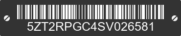 2025 FOREST RIVER R Pod Towable 5ZT2RPGC4SV026581 VIN decoded