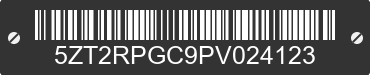 2023 FOREST RIVER R POD TOWABLE 5ZT2RPGC9PV024123 VIN decoded