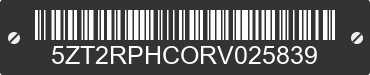 2024 FOREST RIVER R POD TOWABLE 5ZT2RPHCORV025839 VIN decoded