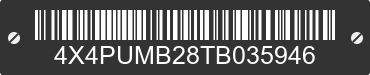 2026 FOREST RIVER R-Pod Un-Mapped 4X4PUMB28TB035946 VIN decoded