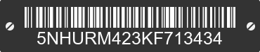 2019 FOREST RIVER Rambler 5NHURM423KF713434 VIN decoded