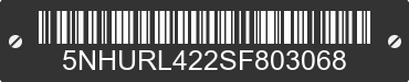 2025 FOREST RIVER Redline 5NHURL422SF803068 VIN decoded