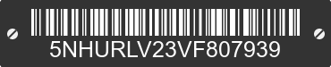 2027 FOREST RIVER Redline 5NHURLV23VF807939 VIN decoded