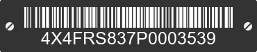 2023 FOREST RIVER Riverstone 4X4FRS837P0003539 VIN decoded