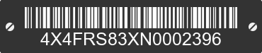 2022 FOREST RIVER Riverstone 4X4FRS83XN0002396 VIN decoded