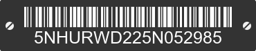 2005 FOREST RIVER Road Warrior 5NHURWD225N052985 VIN decoded