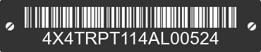 2004 FOREST RIVER Rockport 4X4TRPT114AL00524 VIN decoded