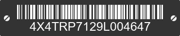 2009 FOREST RIVER Rpod Towable 4X4TRP7129L004647 VIN decoded