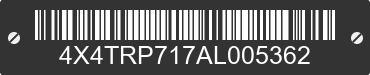 2010 FOREST RIVER Rpod Towable 4X4TRP717AL005362 VIN decoded