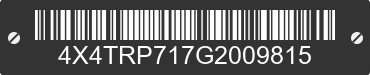 2016 FOREST RIVER Rpod Towable 4X4TRP717G2009815 VIN decoded