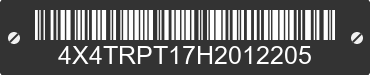 2017 FOREST RIVER Rpod Towable 4X4TRPT17H2012205 VIN decoded