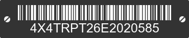 2014 FOREST RIVER Rpod Towable 4X4TRPT26E2020585 VIN decoded