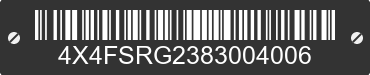 2008 FOREST RIVER Sabre 4X4FSRG2383004006 VIN decoded