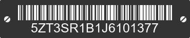 2018 FOREST RIVER Sabre 5ZT3SR1B1J6101377 VIN decoded