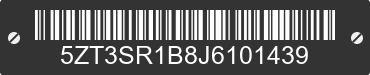 2018 FOREST RIVER Sabre 5ZT3SR1B8J6101439 VIN decoded